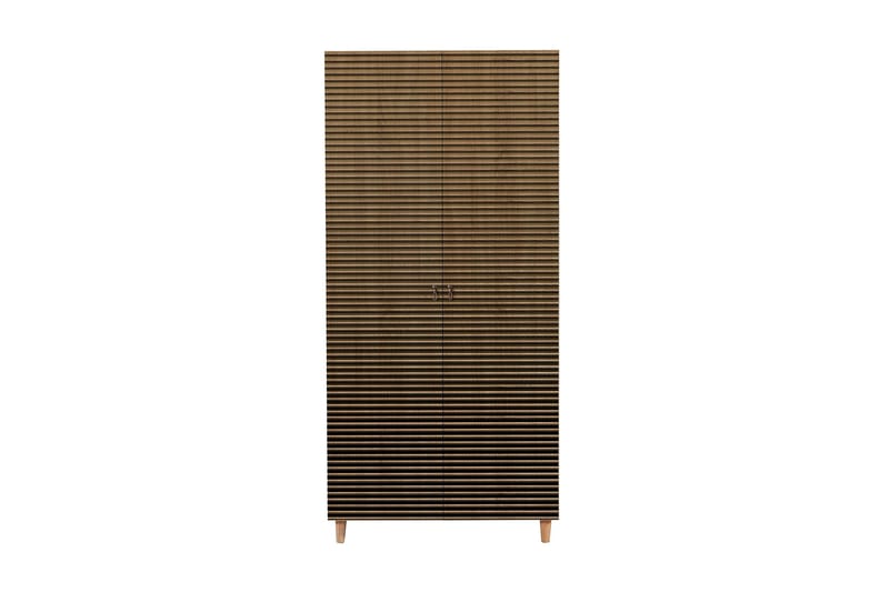 Brokind garderobe 90 cm - Brun - Opbevaring - Tøjopbevaring - Garderobeskabe