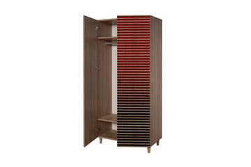 Brokind garderobe 90 cm - Brun - Opbevaring - Tøjopbevaring - Garderobeskabe