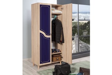 Brokind garderobe 90 cm - Brun - Opbevaring - Tøjopbevaring - Garderobeskabe