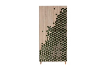 Brokind garderobe 90 cm - Brun - Opbevaring - Tøjopbevaring - Garderobeskabe