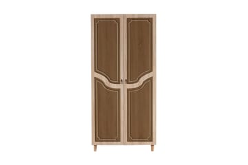 Brokind garderobe 90 cm - Brun - Opbevaring - Tøjopbevaring - Garderobeskabe