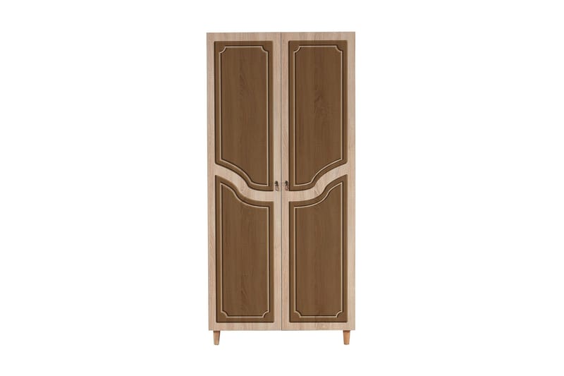 Brokind garderobe 90 cm - Brun - Opbevaring - Tøjopbevaring - Garderobeskabe