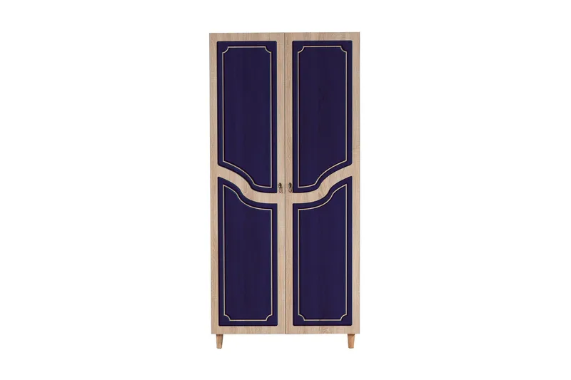 Brokind garderobe 90 cm - Brun - Opbevaring - Tøjopbevaring - Garderobeskabe