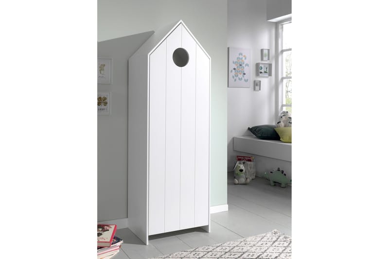 Bustorp Garderobe 58 cm - Hvid - Opbevaring - Tøjopbevaring - Garderobeskabe