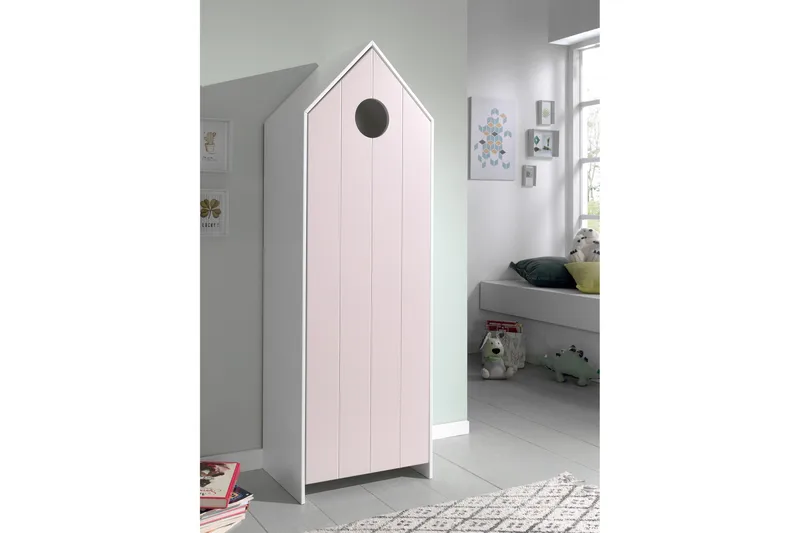 Bustorp Garderobe 58 cm - Lyserød - Opbevaring - Tøjopbevaring - Garderobeskabe