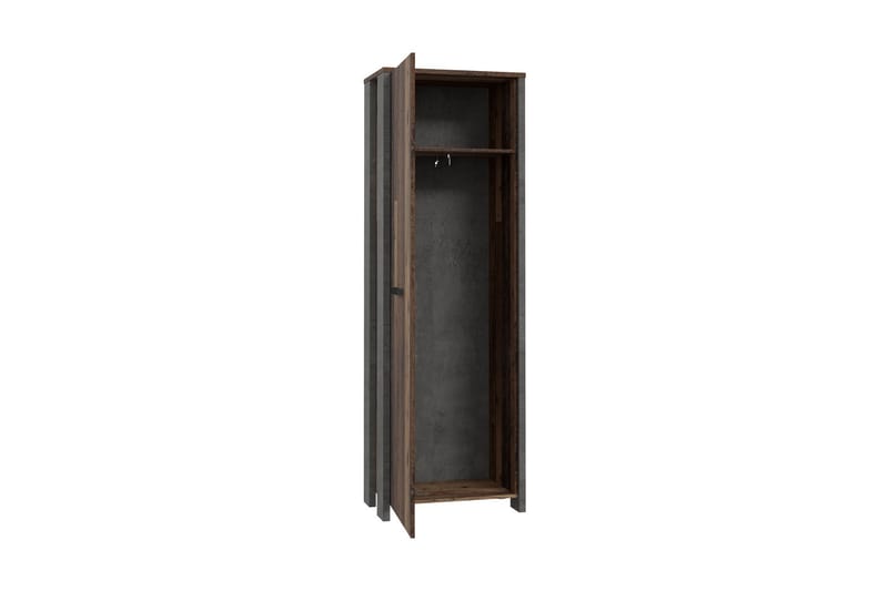 Cadle Garderobe 67 cm - Brun/Grå - Opbevaring - Tøjopbevaring - Garderobeskabe