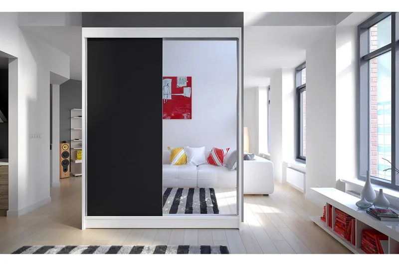 Camino garderobe 150x58x200 cm - Opbevaring - Tøjopbevaring - Garderobeskabe