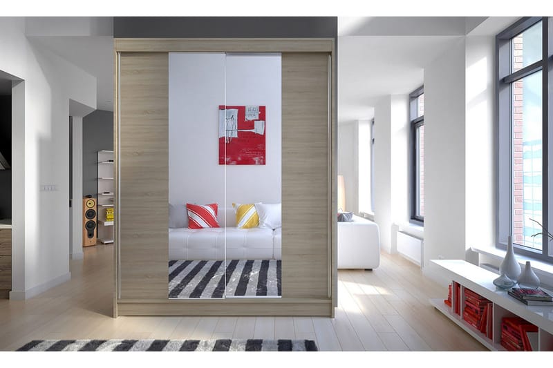 Camino garderobe 150x58x200 cm - Opbevaring - Tøjopbevaring - Garderobeskabe