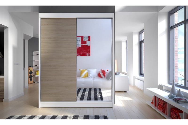 Camino garderobe 150x58x200 cm - Opbevaring - Tøjopbevaring - Garderobeskabe