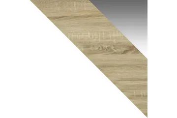 Camino Garderobe 58x150 cm LED-belysning - Hvid/Eg - Opbevaring - Tøjopbevaring - Garderobeskabe