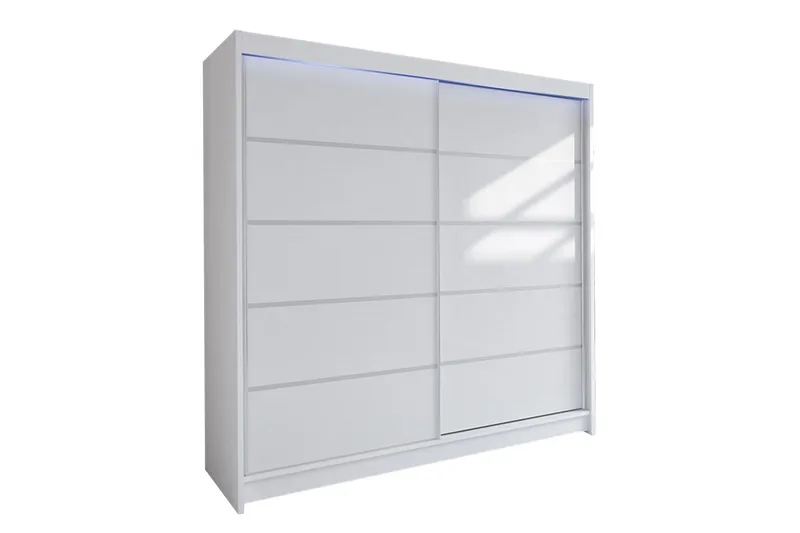 Canderbury Garderobe 180x215 cm, Hvid