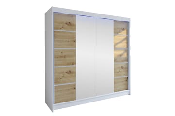Canderbury Garderobe Med Spejl 180x215 cm