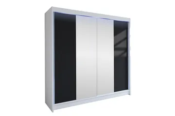 Canderbury Garderobe Med Spejl 180x215 cm