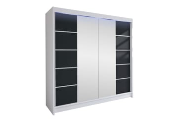Canderbury Garderobe Med Spejl 180x215 cm