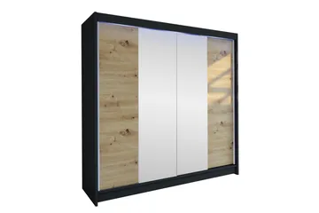 Canderbury Garderobe Med Spejl 180x215 cm