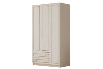 Carvo Garderobe 105x180 cm - Mat Hvid - Opbevaring - Tøjopbevaring - Garderobeskabe