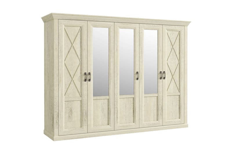 Casique Garderobe 65x268 cm - Hvid - Opbevaring - Tøjopbevaring - Garderobeskabe