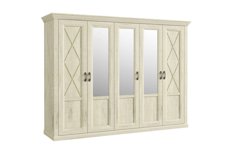 Casique Garderobe 65x268 cm - Hvid - Garderobeskabe