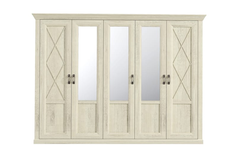 Casique Garderobe 65x268 cm - Hvid - Opbevaring - Tøjopbevaring - Garderobeskabe