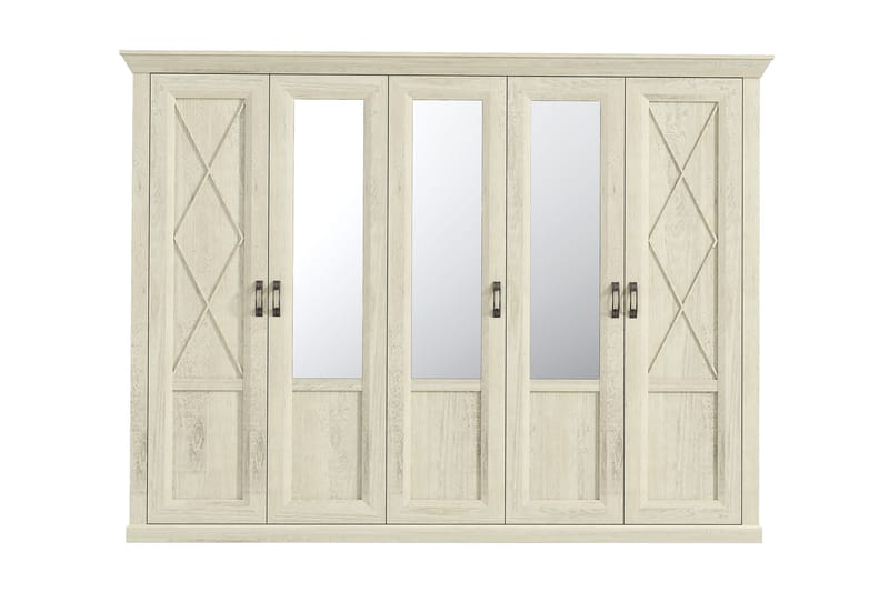 Casique Garderobe 65x268 cm - Hvid - Garderobeskabe