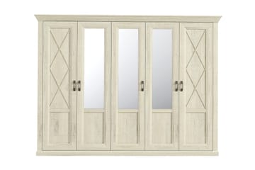 Casique Garderobe 65x268 cm - Hvid - Opbevaring - Tøjopbevaring - Garderobeskabe