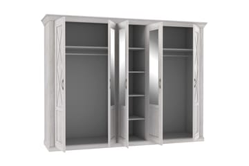 Casique Garderobe 65x268 cm - Hvid - Opbevaring - Tøjopbevaring - Garderobeskabe