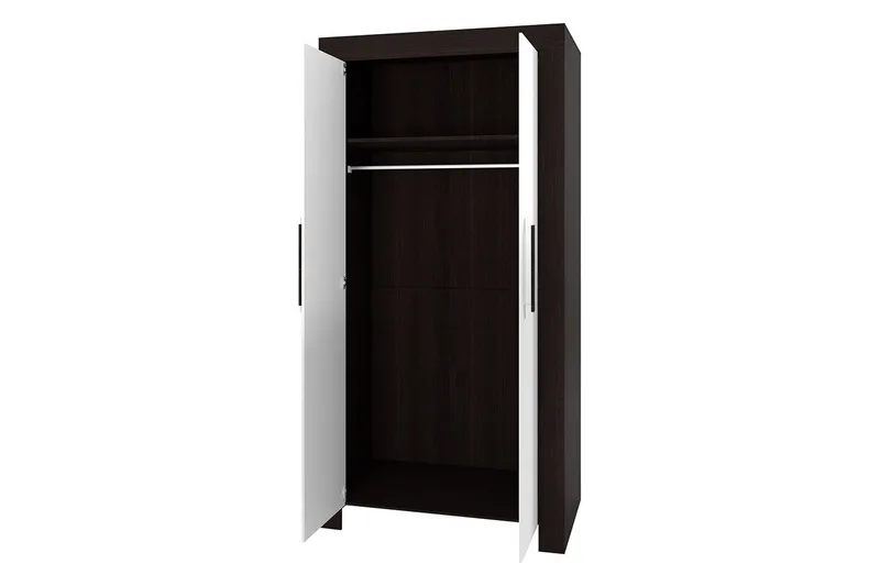 Cezar Garderob 100x60x201 cm Ek - Opbevaring - Tøjopbevaring - Garderobeskabe