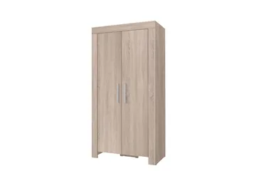 Cezar Garderob 100x60x201 cm Ek - Opbevaring - Tøjopbevaring - Garderobeskabe
