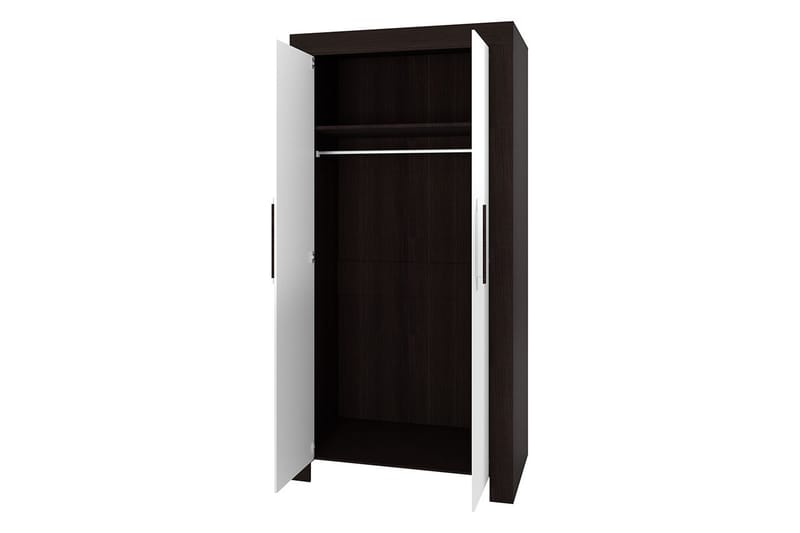 Cezar Garderobe 100x60x201 cm - Beige / Grå - Opbevaring - Tøjopbevaring - Garderobeskabe