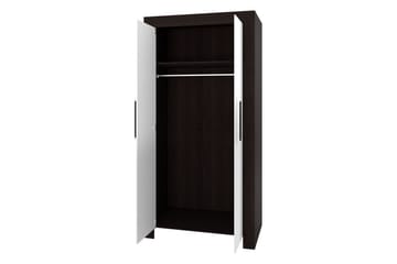 Cezar Garderobeskab 100 cm i Træ - Beige - Opbevaring - Tøjopbevaring - Garderobeskabe