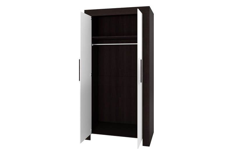 Cezar Garderobeskab 100 cm i Træ - Beige - Opbevaring - Tøjopbevaring - Garderobeskabe