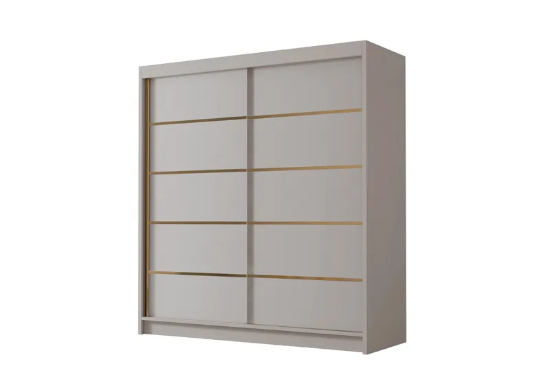 Chavez Garderobe 180x215 cm, Beige