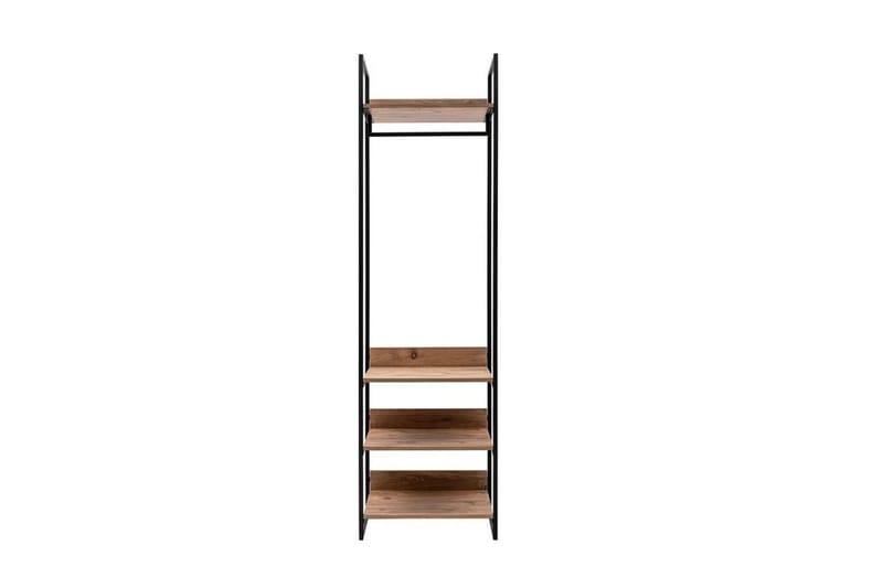 Collinner Garderobe 52x104 11 hylder - Natur - Opbevaring - Tøjopbevaring - Garderobeskabe