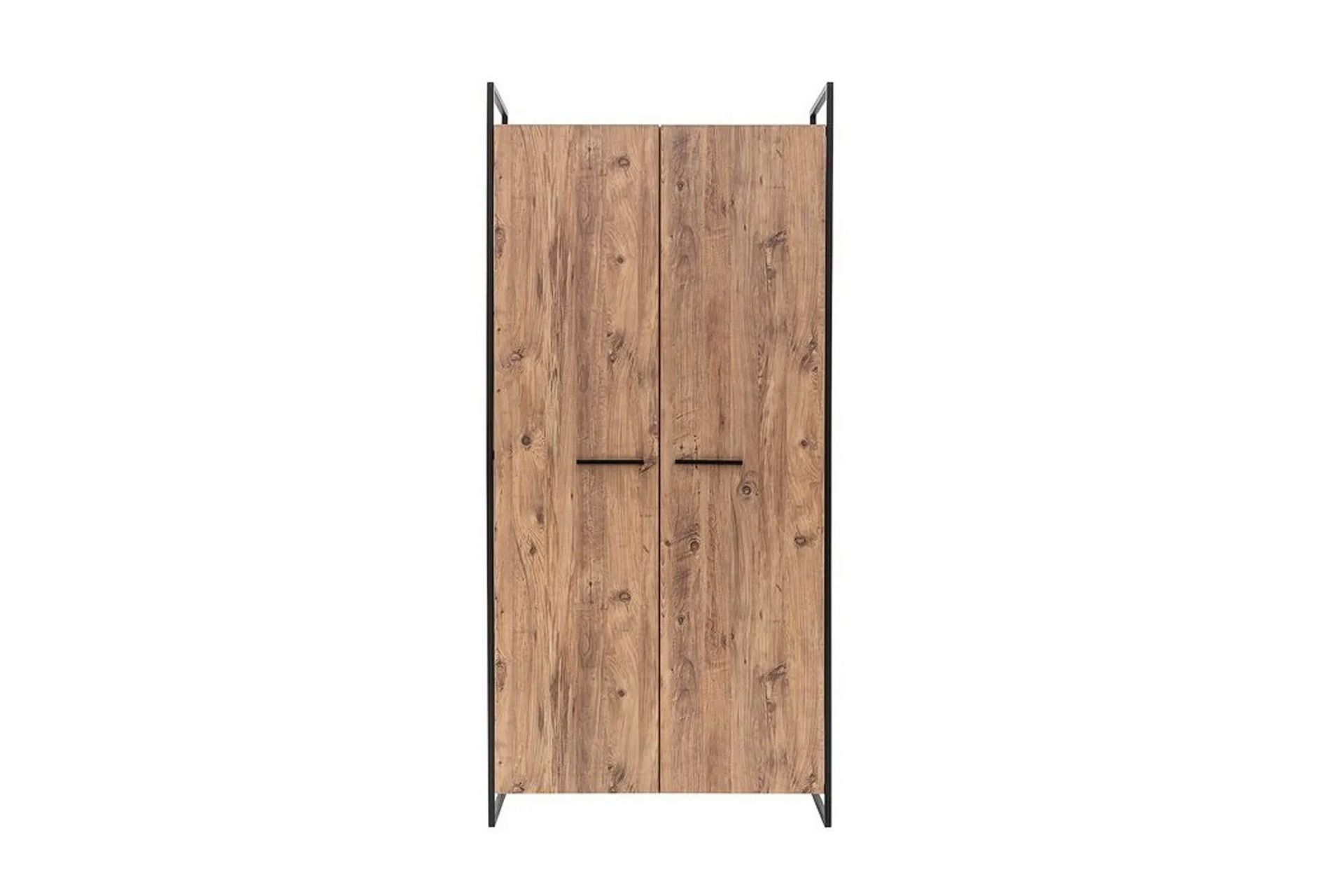 Collinner Garderobe 52x104 11 hylder - Natur - Opbevaring - Tøjopbevaring - Garderobeskabe