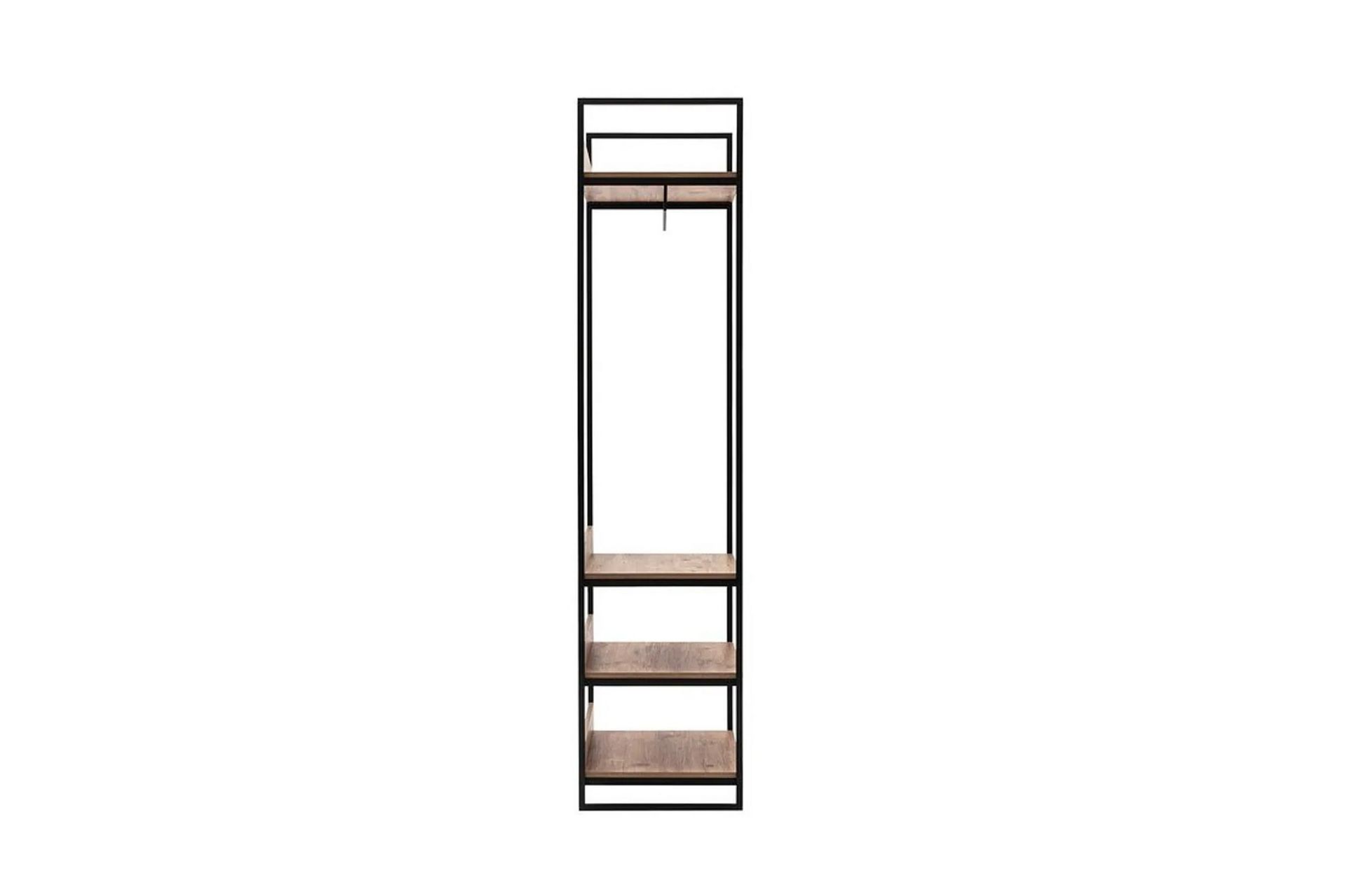 Collinner Garderobe 52x104 11 hylder - Natur - Opbevaring - Tøjopbevaring - Garderobeskabe