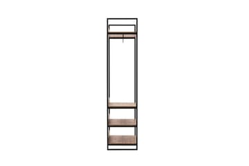 Collinner Garderobe 52x104 11 hylder - Natur - Opbevaring - Tøjopbevaring - Garderobeskabe