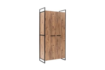 Collinner Garderobe 52x104 11 hylder - Natur - Opbevaring - Tøjopbevaring - Garderobeskabe