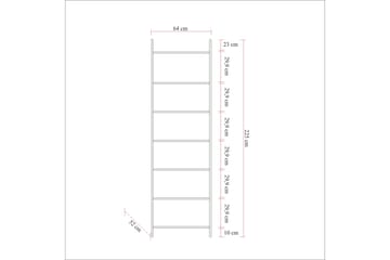 Collinner Garderobe 52x104 11 hylder - Natur - Opbevaring - Tøjopbevaring - Garderobeskabe