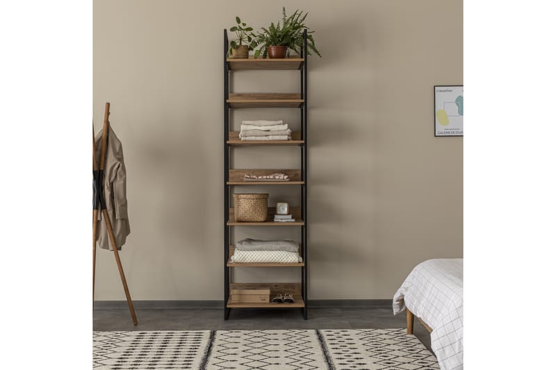Collinner Garderobe 52x104 11 hylder - Natur - Opbevaring - Tøjopbevaring - Garderobeskabe