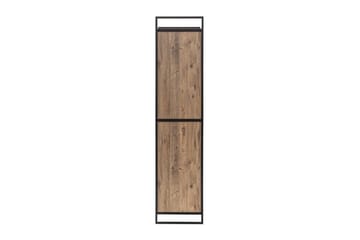 Collinner Garderobe 52x64 med spejl 4 skabe - Natur - Opbevaring - Tøjopbevaring - Garderobeskabe