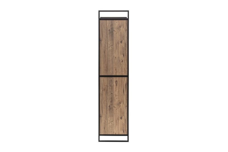 Collinner Garderobe 52x64 med spejl 4 skabe - Natur - Opbevaring - Tøjopbevaring - Garderobeskabe