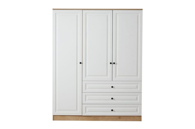 Comfortale Garderobeskab 52x150 cm - Sort/Mørkfarvet træ - Opbevaring - Tøjopbevaring - Garderobeskabe