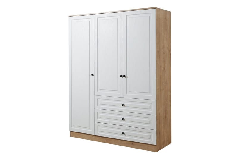 Comfortale Garderobeskab 52x150 cm - Sort/Mørkfarvet træ - Opbevaring - Tøjopbevaring - Garderobeskabe