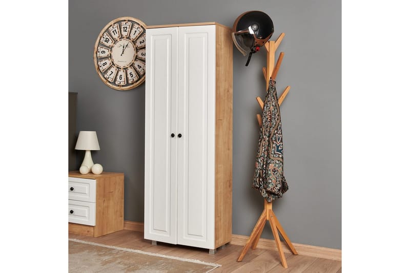 Comfortale Garderobeskab 60x175 cm - Sort/Mørkfarvet træ - Opbevaring - Tøjopbevaring - Garderobeskabe