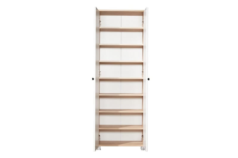 Comfortale Garderobeskab 60x175 cm - Sort/Mørkfarvet træ - Opbevaring - Tøjopbevaring - Garderobeskabe