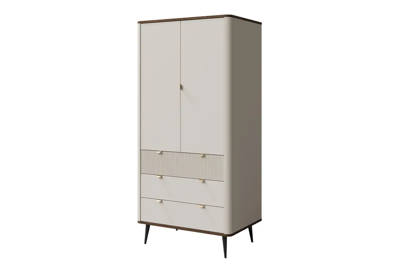 Cucina Garderobe 90x191 cm, Beige/Brun
