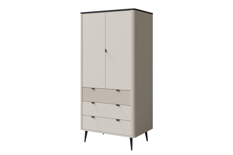Cucina Garderobe 90x191 cm, Beige/Grå
