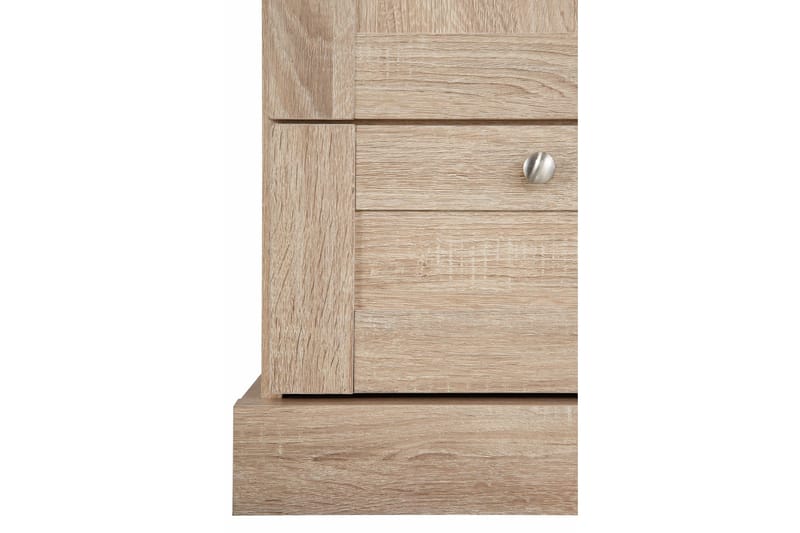 Dareia garderobe 85 cm - Brun - Opbevaring - Tøjopbevaring - Garderobeskabe