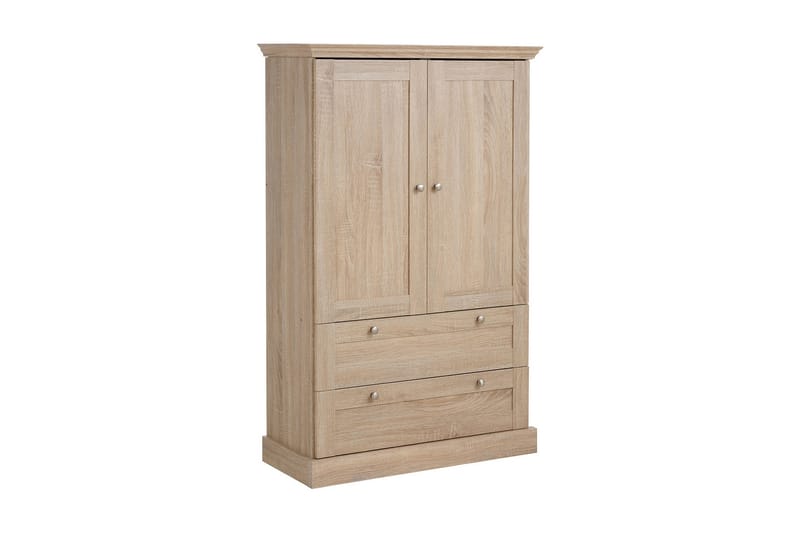 Dareia garderobe 85 cm - Brun - Opbevaring - Tøjopbevaring - Garderobeskabe