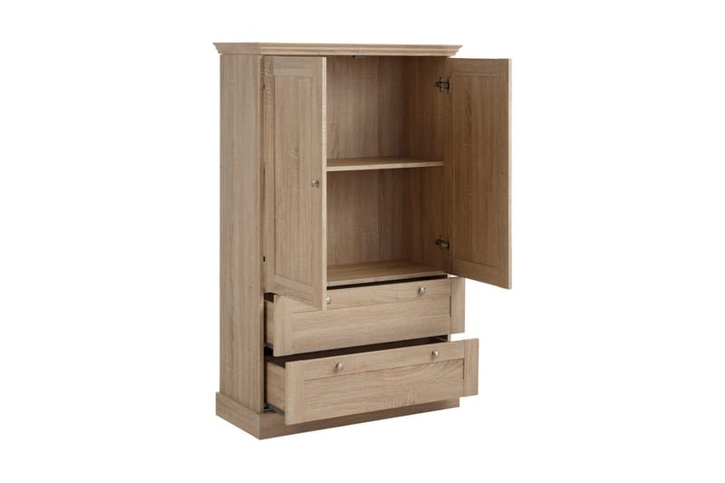 Dareia garderobe 85 cm - Brun - Garderobeskabe - Garderobeskab & klædeskab